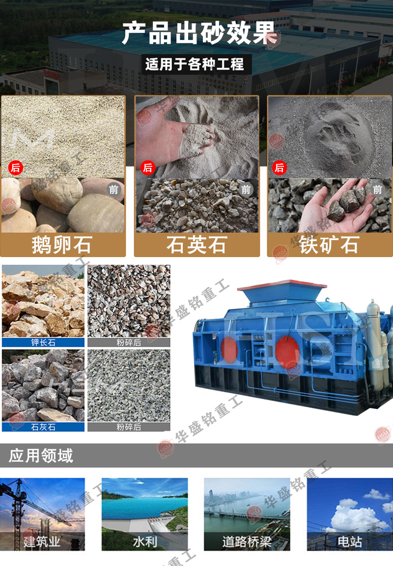 鐵礦石對輥製砂機價格